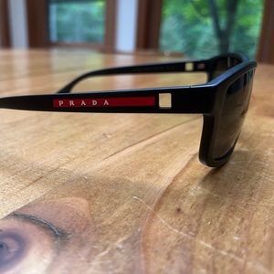 Prada Linea Rossa PS 02X polarized sunglasses.